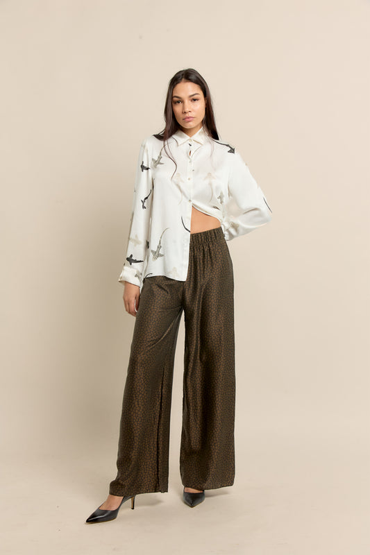 Lily Rou Silk Trousers – Lily Rou